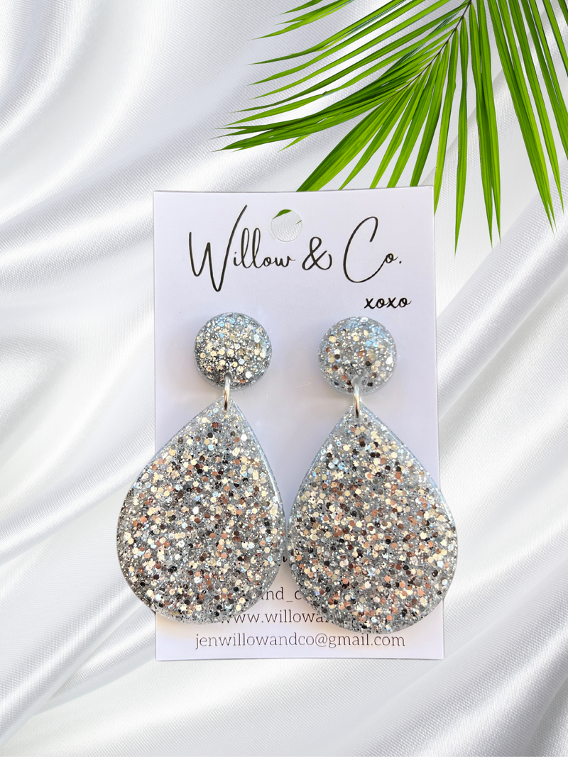 ✨ Vintage Champagne + Sterling Sparkle Dangle Duo – Now with BONUS Mini Studs