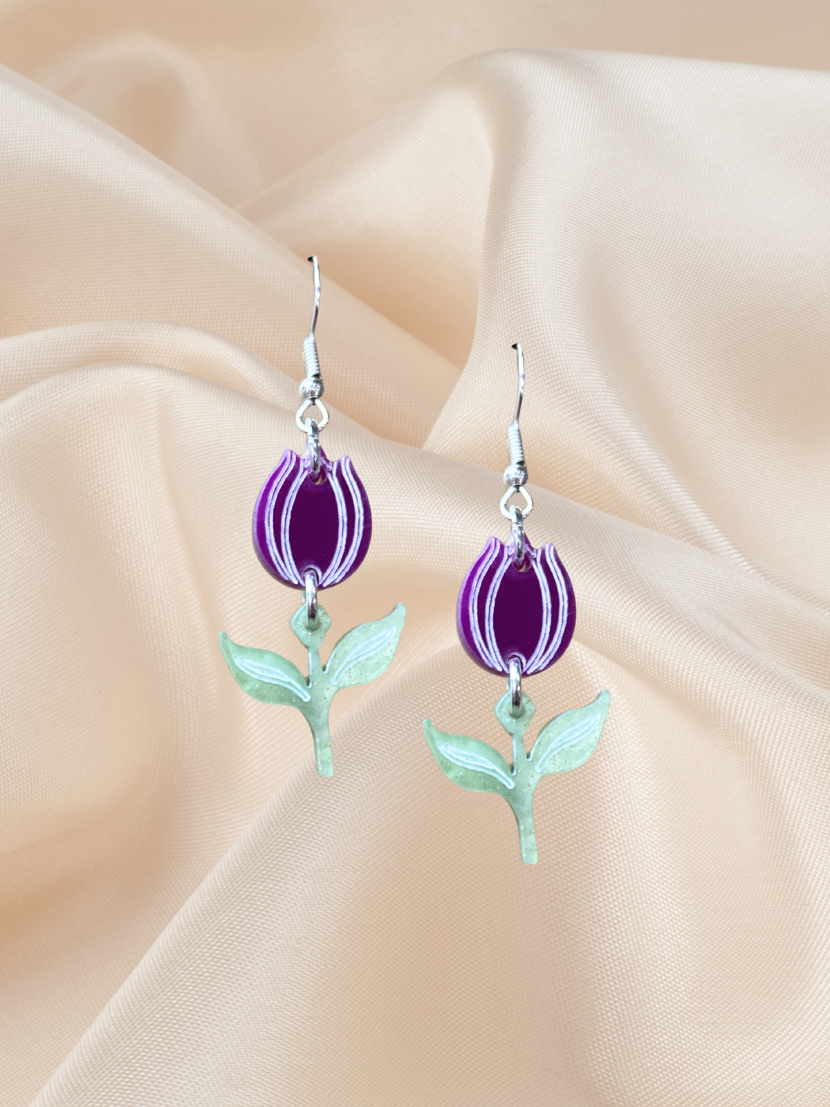 Mini Tulip Dangle Purple