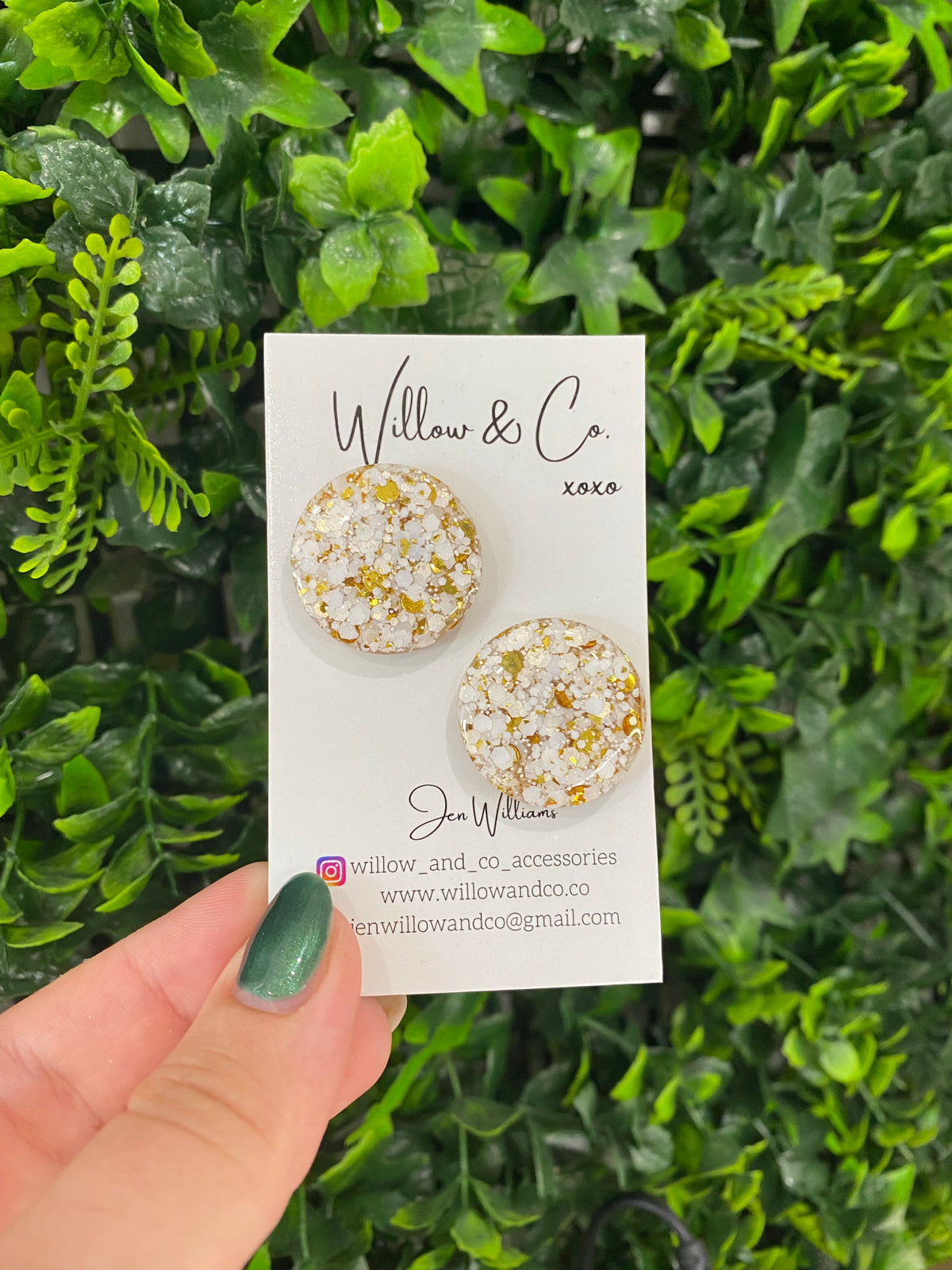 MAXI Stud Arctic Pearl