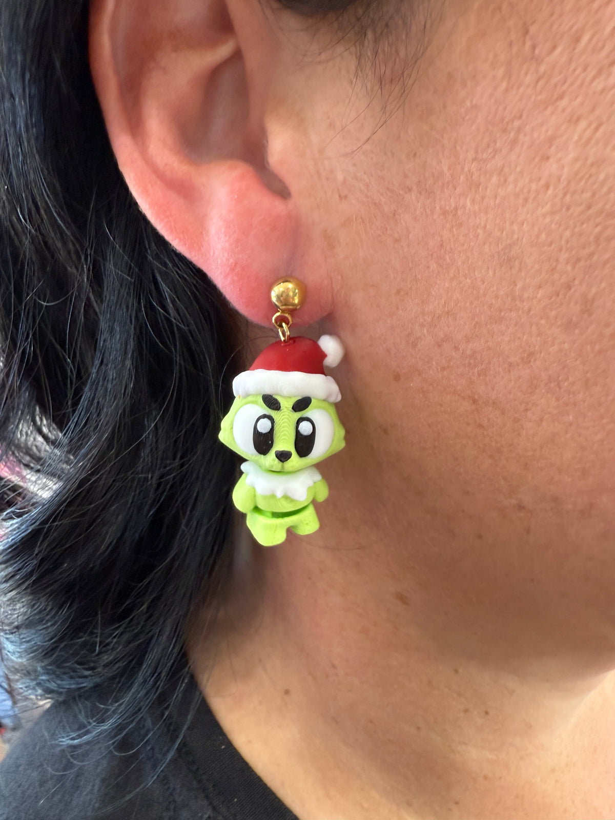 3D Grinch Dangles