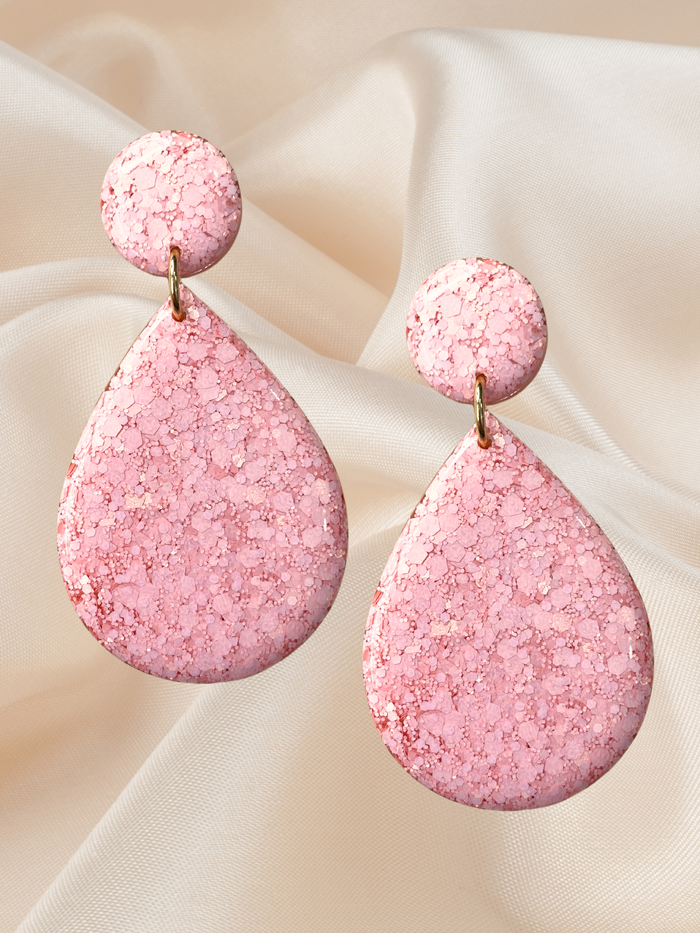 Large Dangle Peach Sorbet
