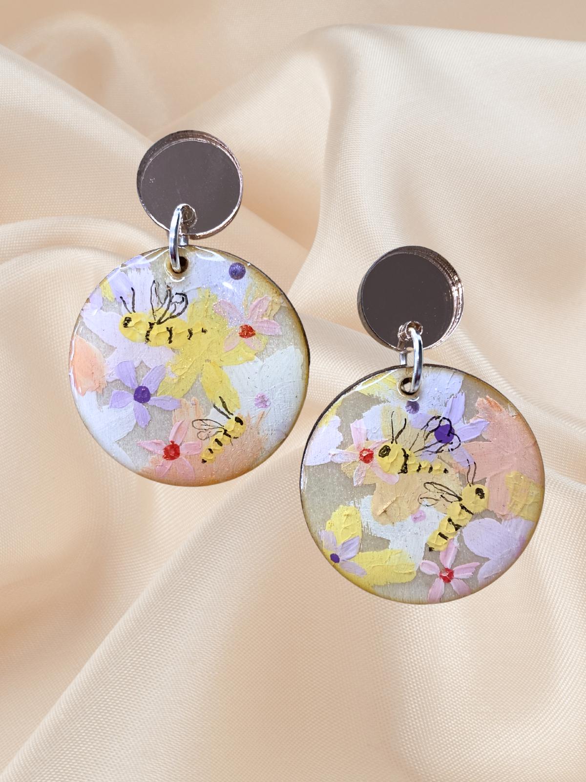MIDI dangle Hand painted Honey Bloom