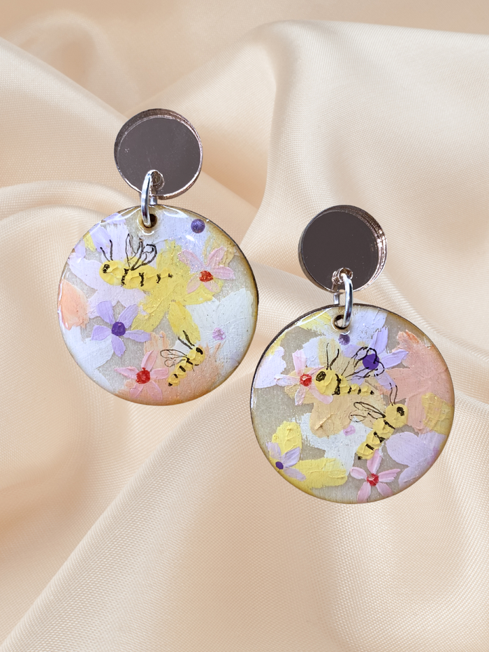 MIDI dangle Hand painted Honey Bloom