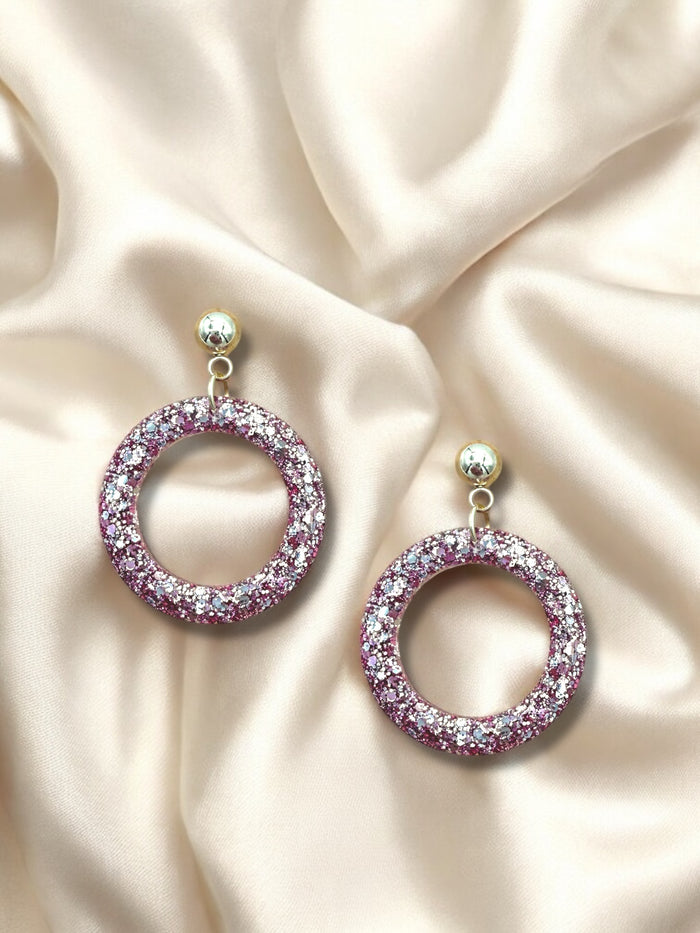 MIDI Hoop Dangle Lilac Mist