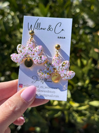 MIDI Floral Dangle Golden Blush