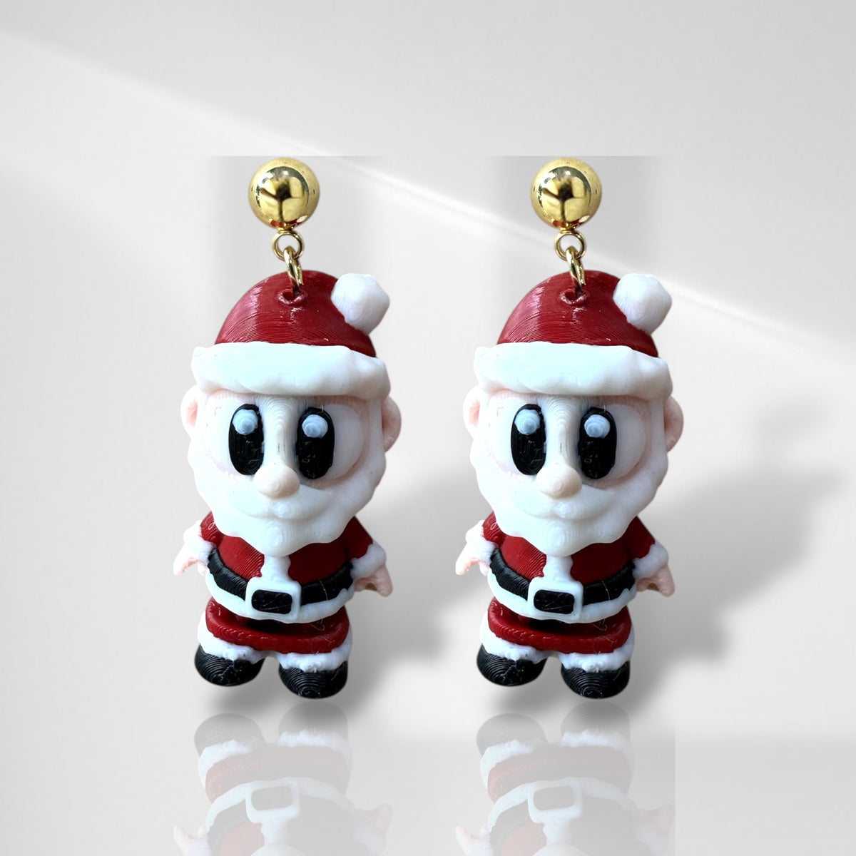 3D Santa Dangles