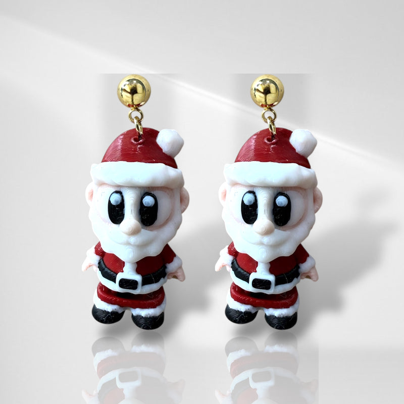 3D Santa Dangles