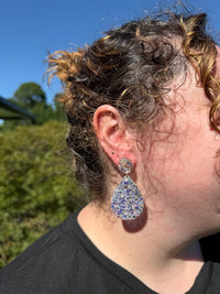 Large Dangle Icy Opal