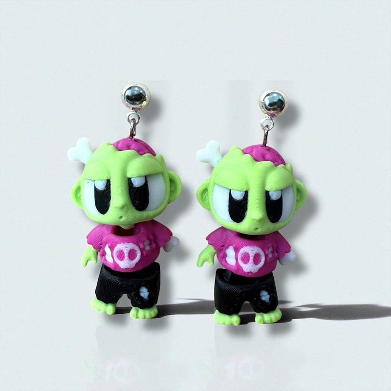 3D Zombie Dangles