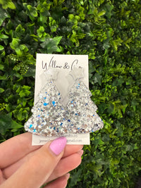 XL Christmas Tree Dangle Snow