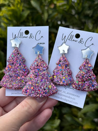 Large Christmas tree dangle Twinkle Berry