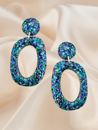 LARGE Organic Hoop Mystical Mermaid