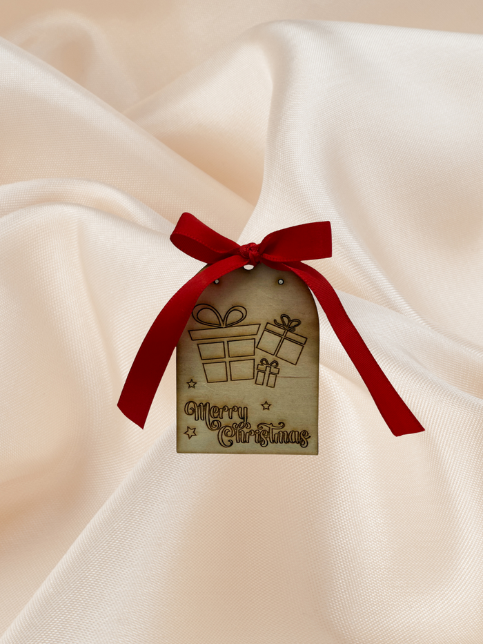 Gift Tag Wooden Small Arch