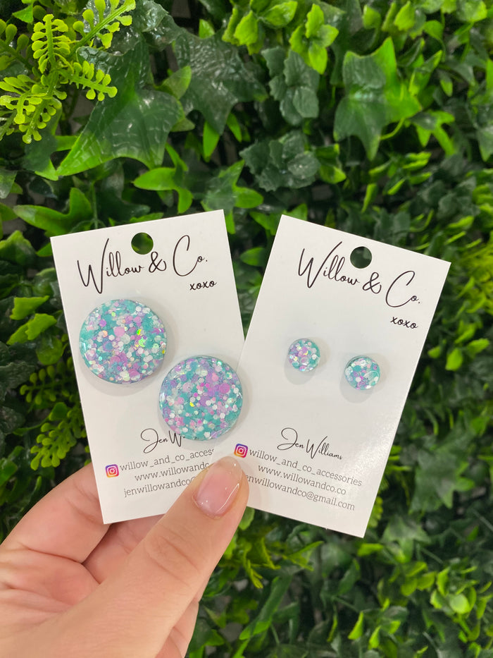 Mini Stud Pearl Lagoon