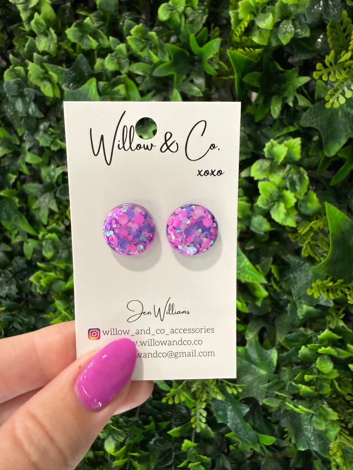 1.5 Stud Violet Dreams