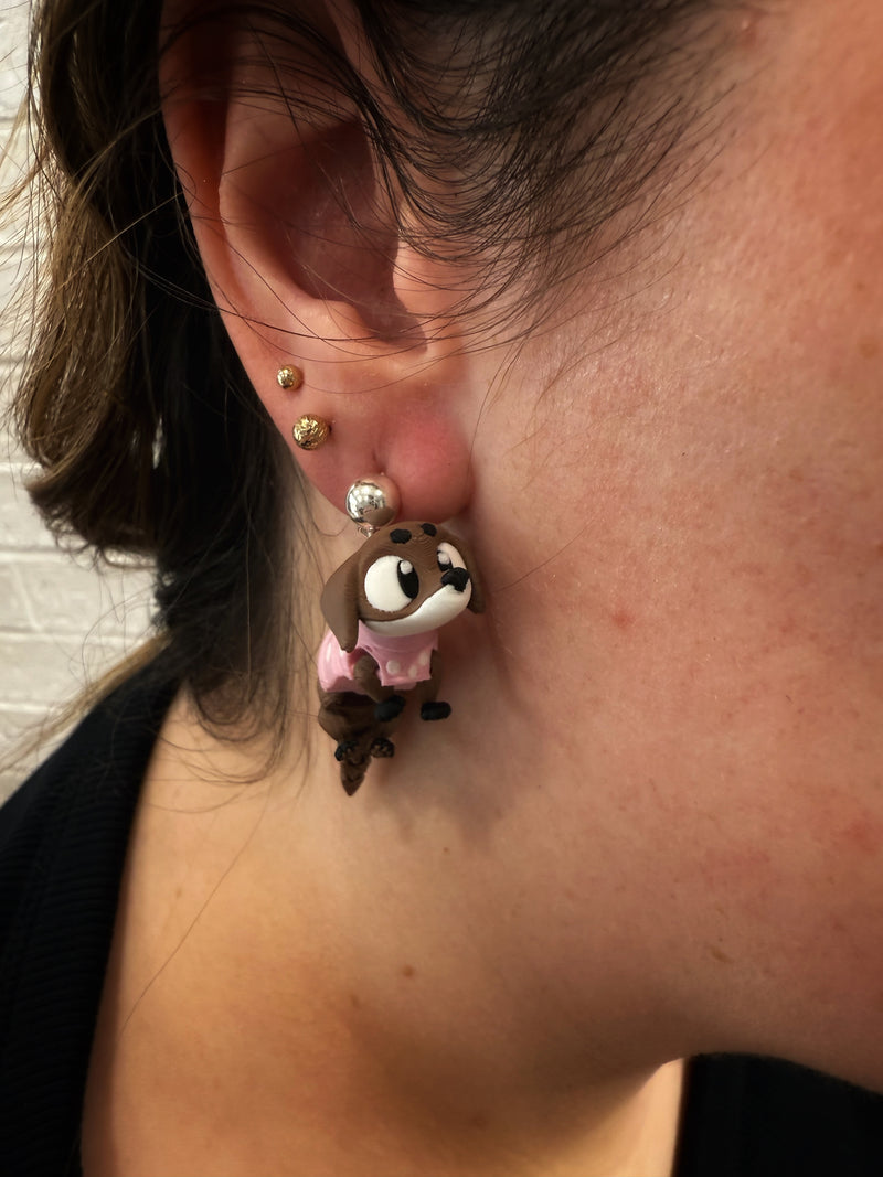 3D Dachshund Dangle