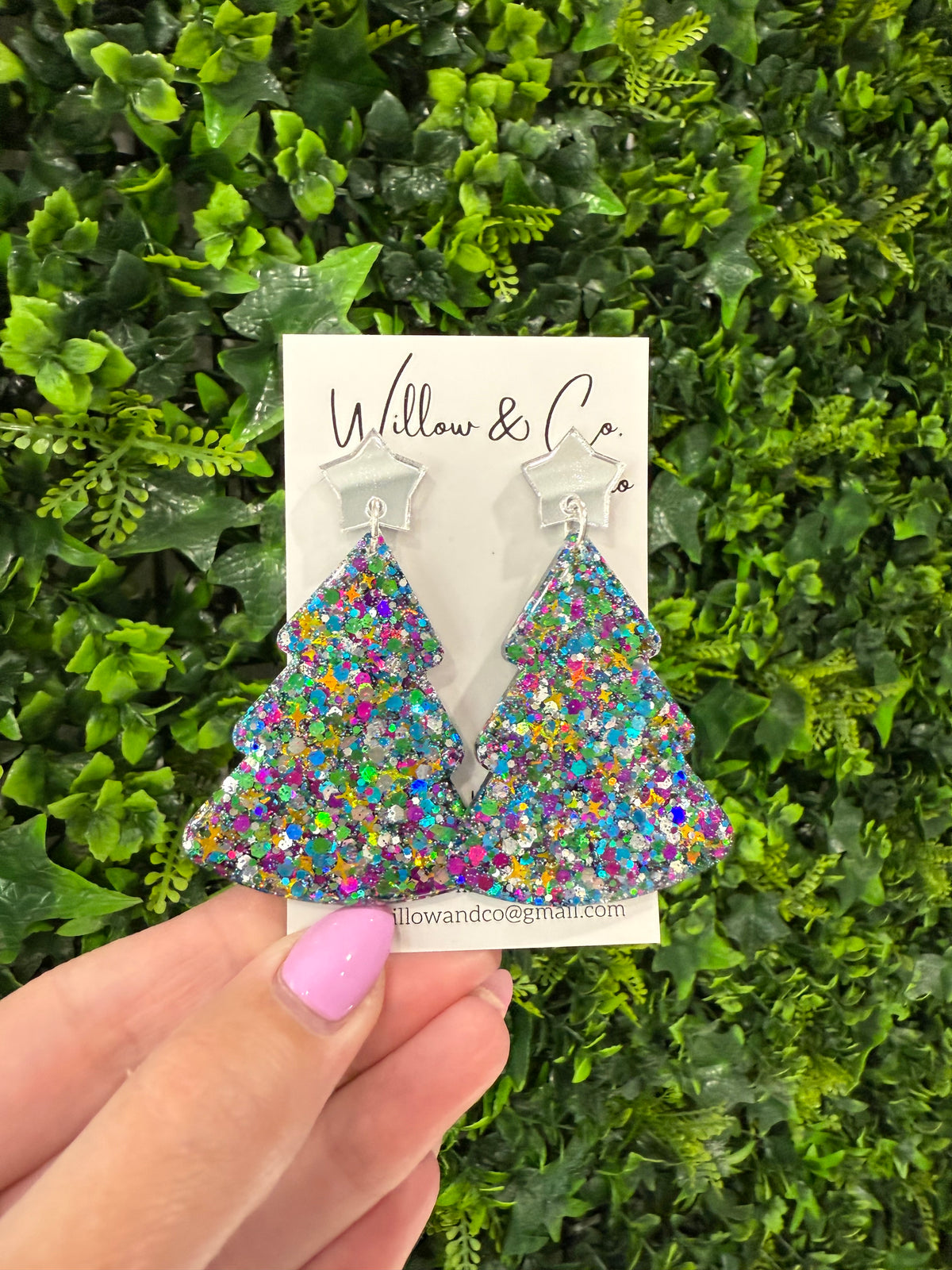 XL Christmas Tree Dangle Sparkle Season