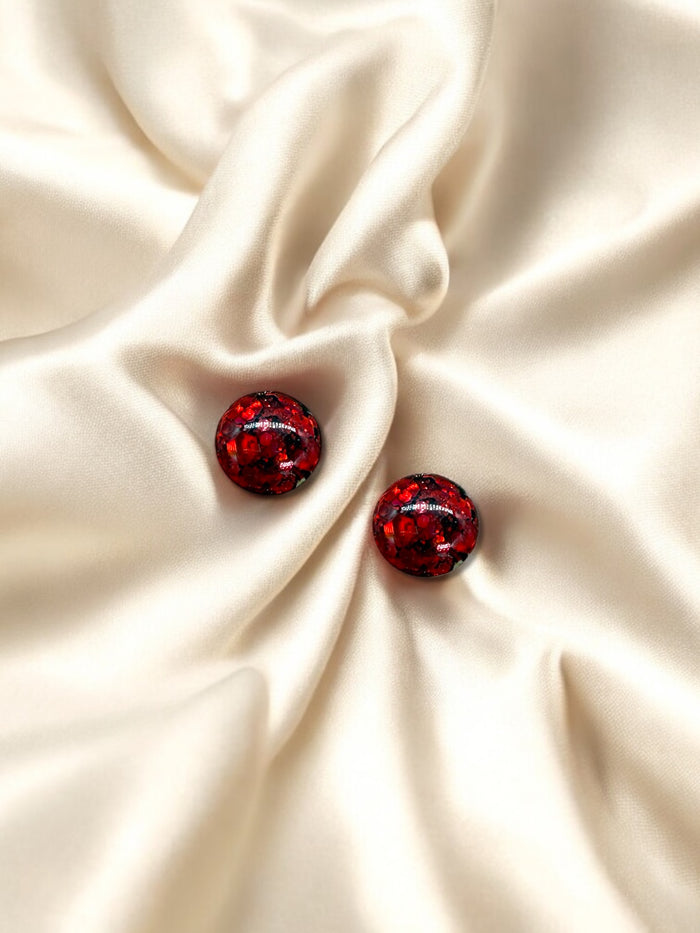 MINI Studs Ruby