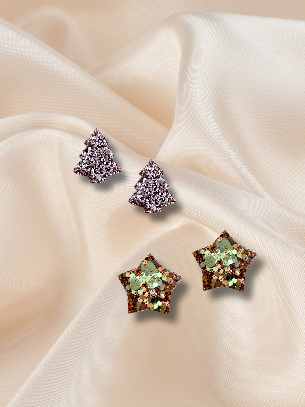 Christmas Duo Stud Pack Gold