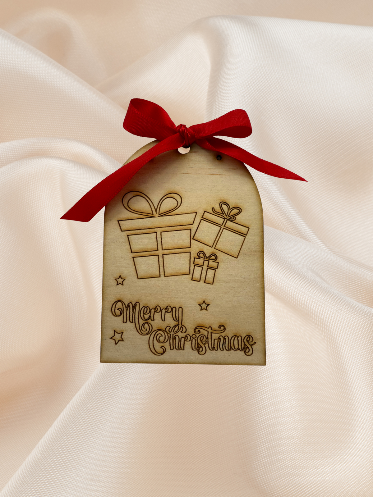 Gift Tag Wooden Large