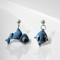 3D Shark Dangle Earrings