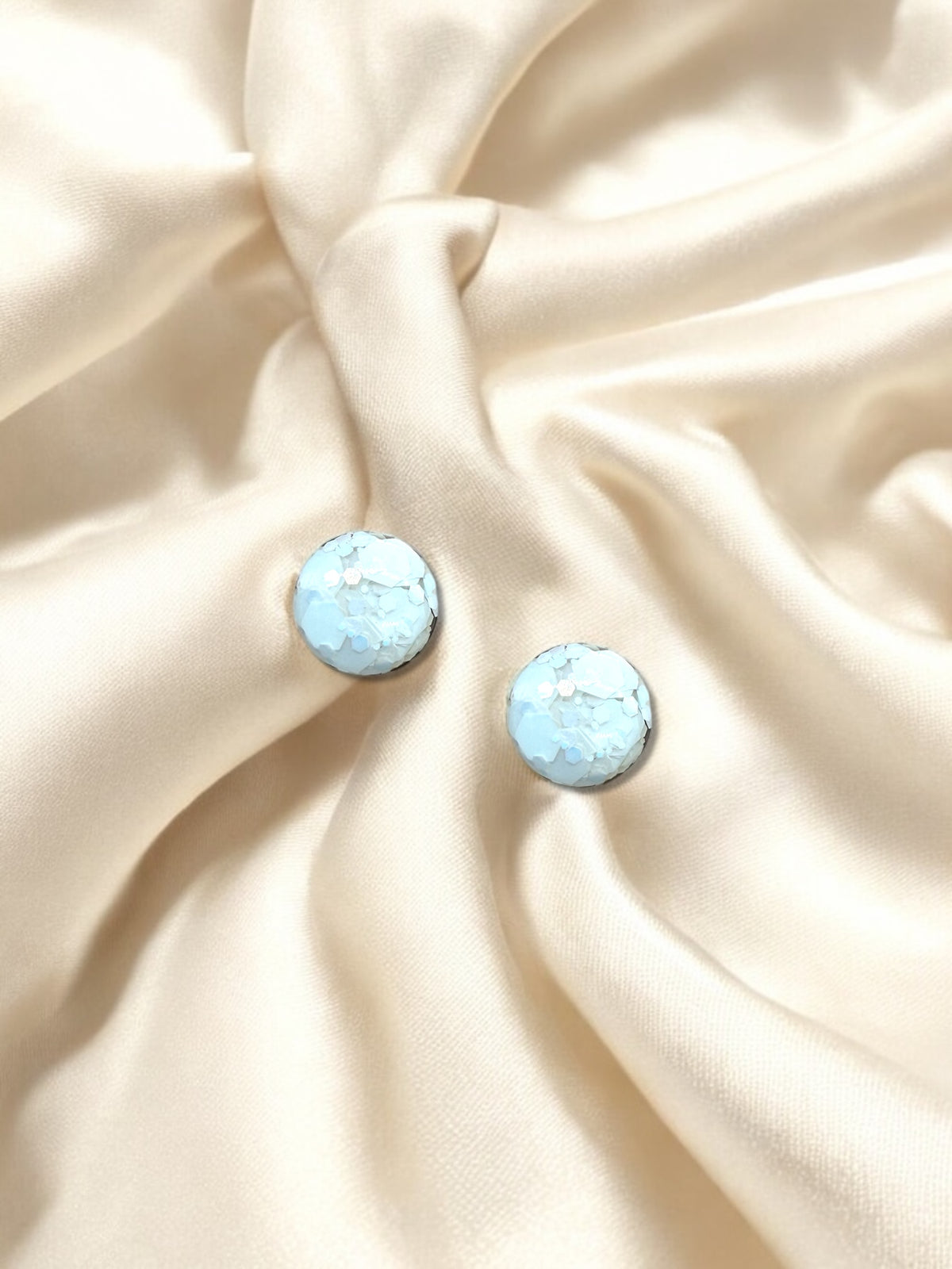 MINI Studs White Sparkle