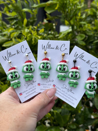 3D Grinch Dangles