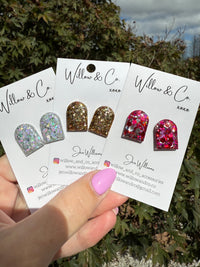 Arch Studs Soft Silver