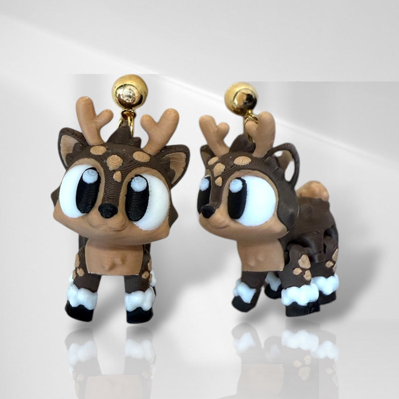 3D Reindeer Dangles