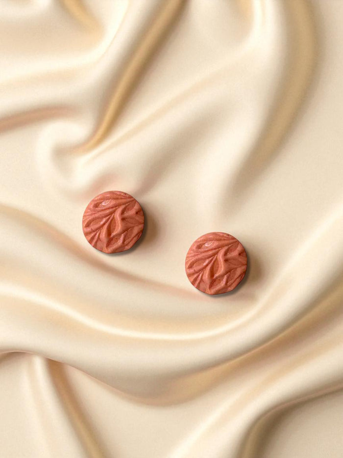 Mini Clay Stud Peachy Grove