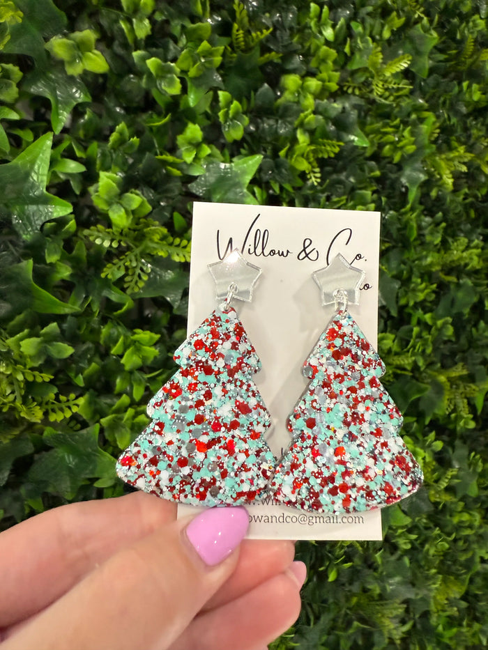 XL Christmas Tree Dangle Peppermint Pop
