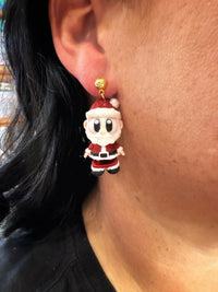 3D Santa Dangles