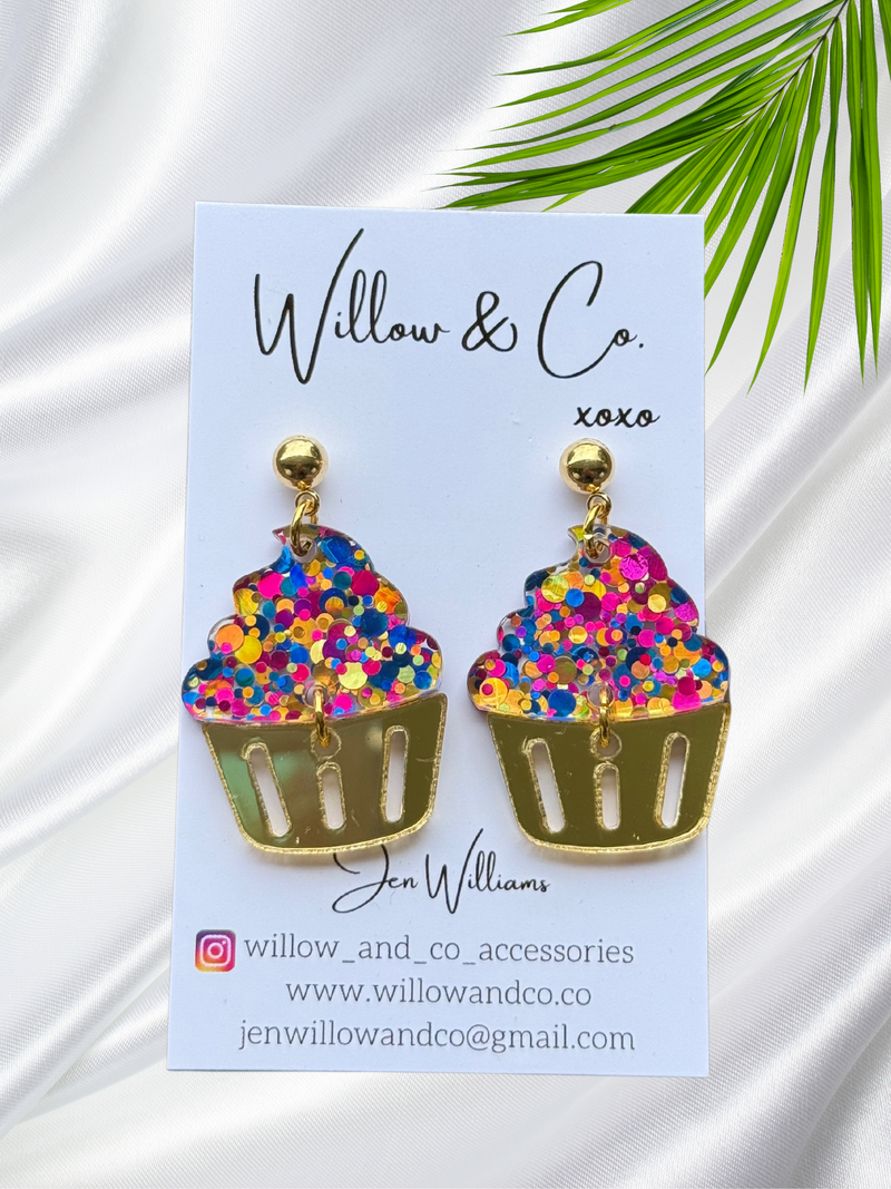 CUPCAKE BIRTHDAY GLITTER