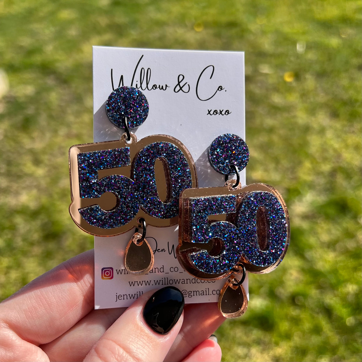 50 XL Birthday Dangles