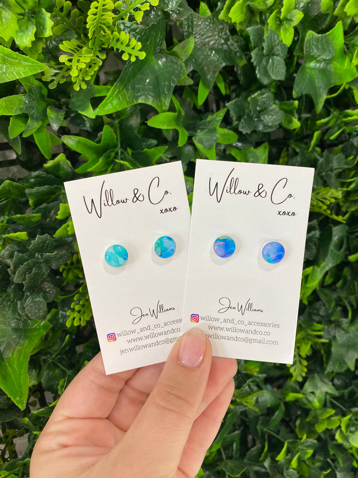 Mini Stud Watercolour Wonderland