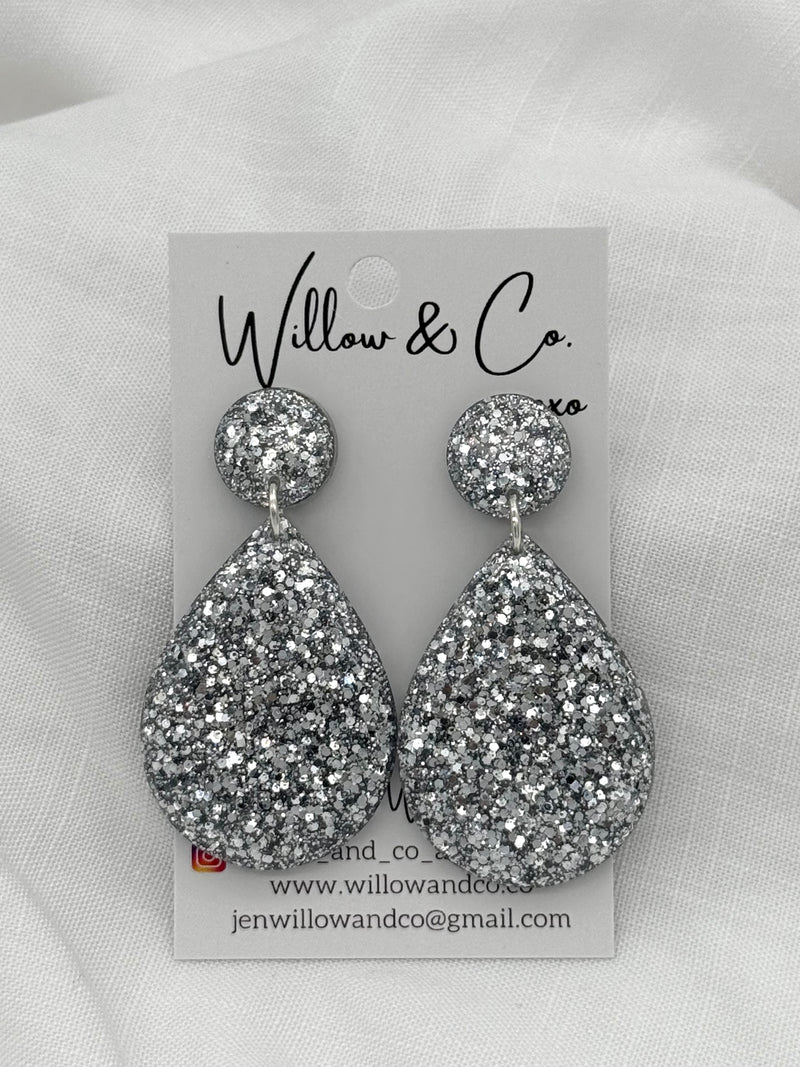 Large Dangle Sterling Sparkle
