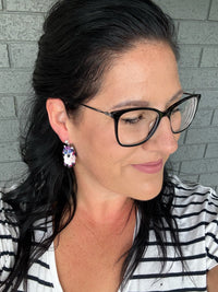 3D Unicorn Dangle Earrings