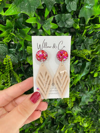 Large Art Deco Dangle Sweetheart