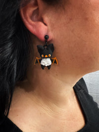 3D Bat Dangles Tangerine