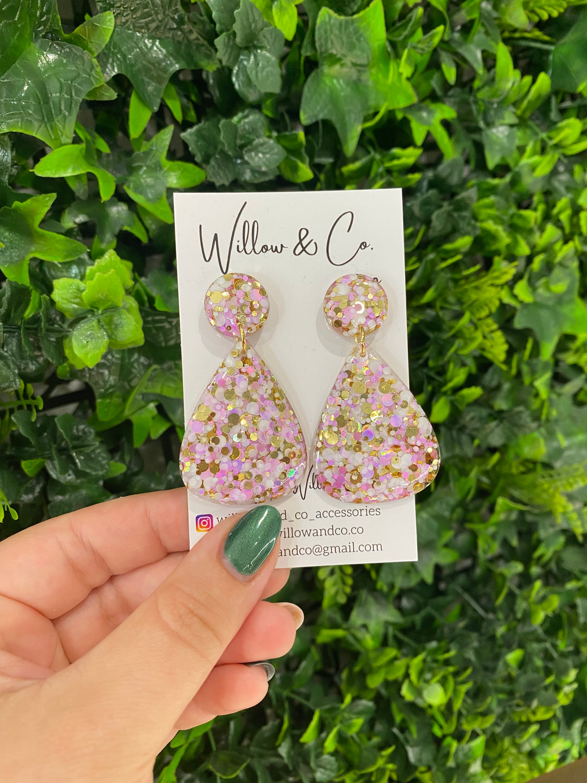 MIDI Teardrop Dangle Sweet Bubblegum