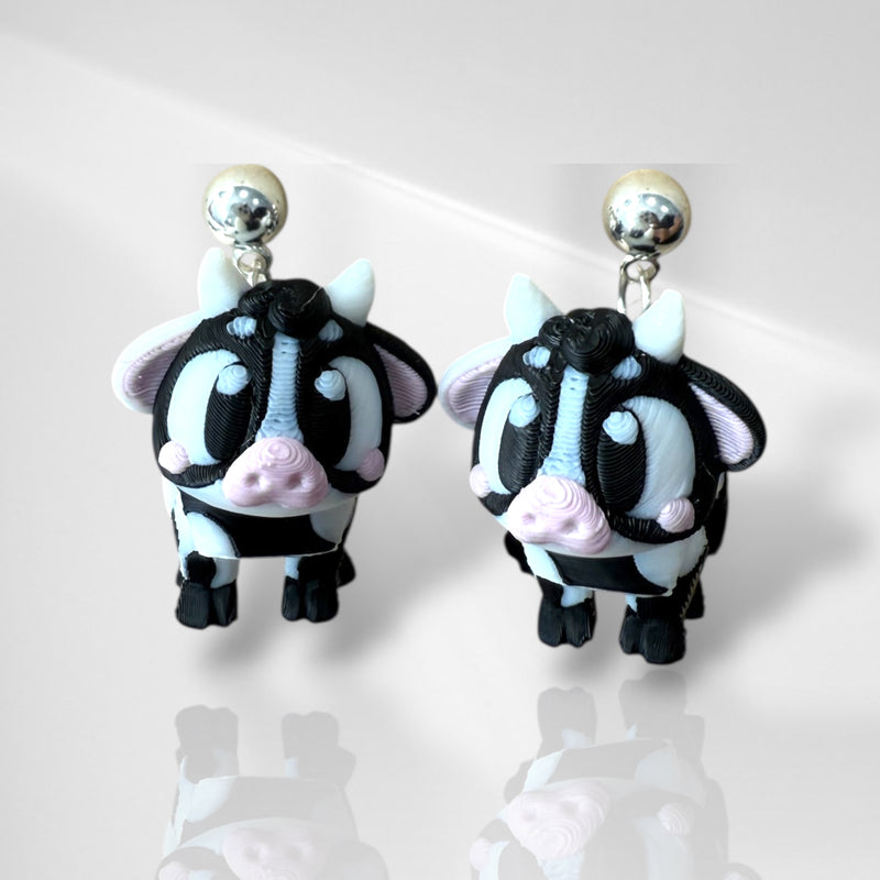 3D Dairy Cow Dangles