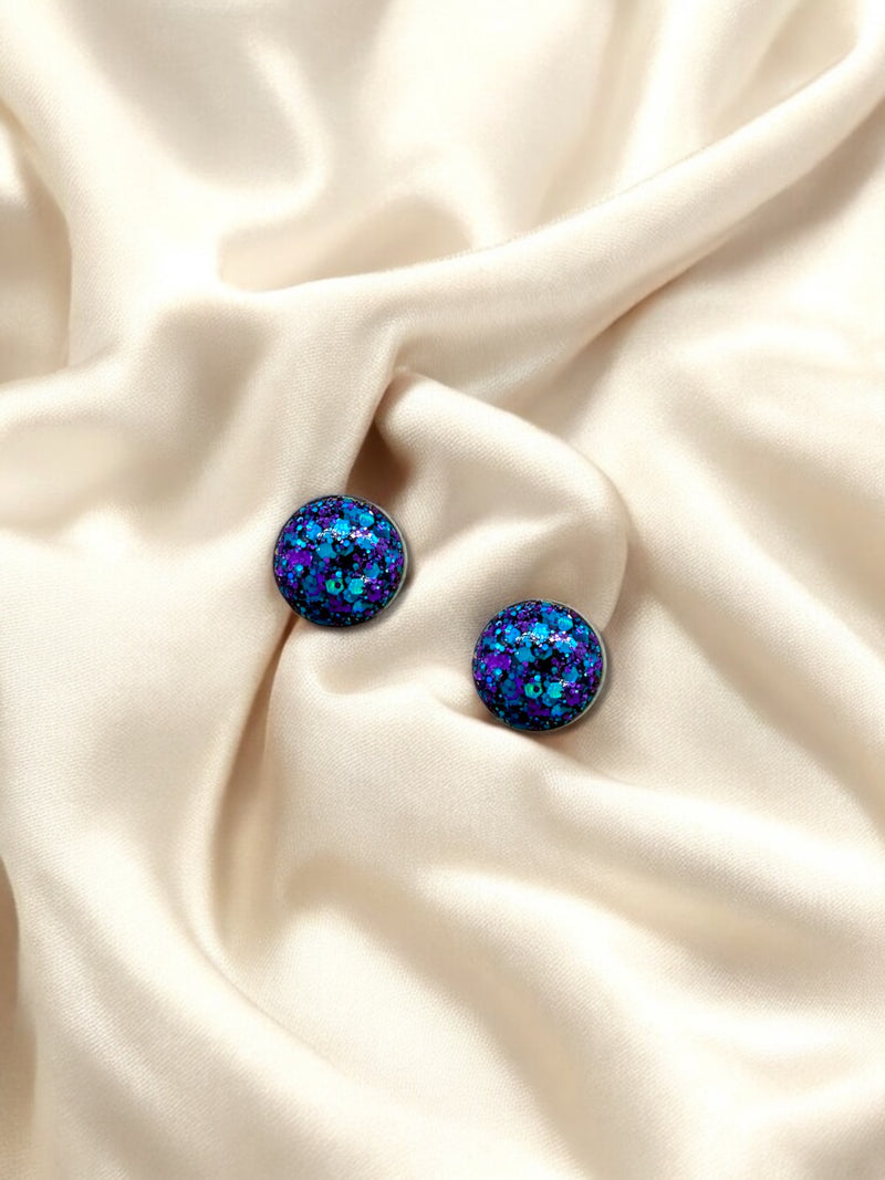 MINI Studs Timeless Blue Purple