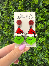 Large GRINCH DANGLE