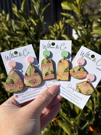 MIDI Tear Hand painted Gumnut Garden Dangle