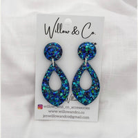 Large Feature Teardrop Dangle Moonlight