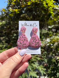 MIDI Teardrop Dangle Pink Prosecco