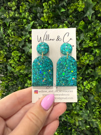 Long Arch Dangle Turquoise Tide