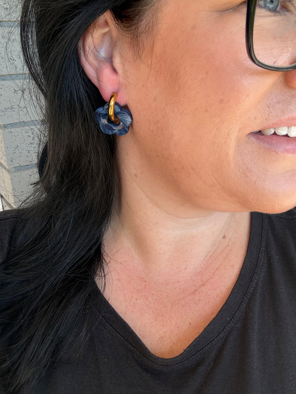 MIDI Flower Power Hoop Dangle