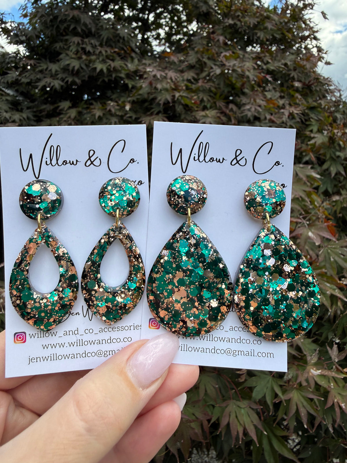 MIDI Dangle Velvet Evergreen