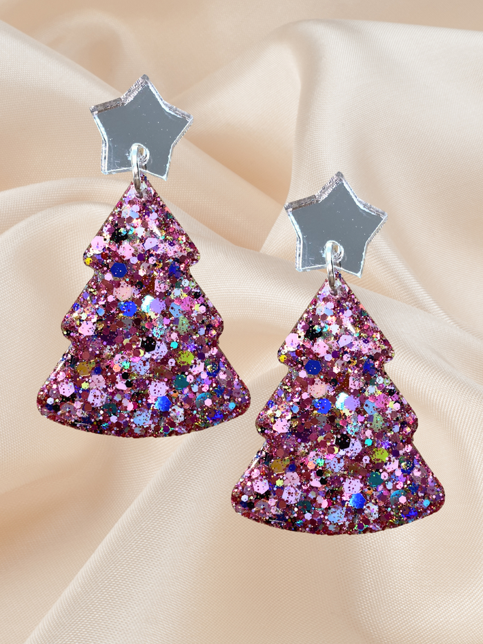 Large Christmas tree dangle Twinkle Berry